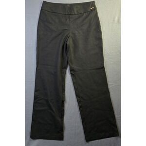 Tahari Woman's Black Trouser Pants Wide Leg‎ Workwear Career SZ 12